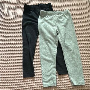 Kids' Black and Gray Leggings